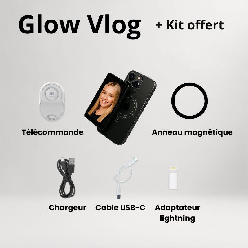 Ecran Magnétique Glow Vlog™